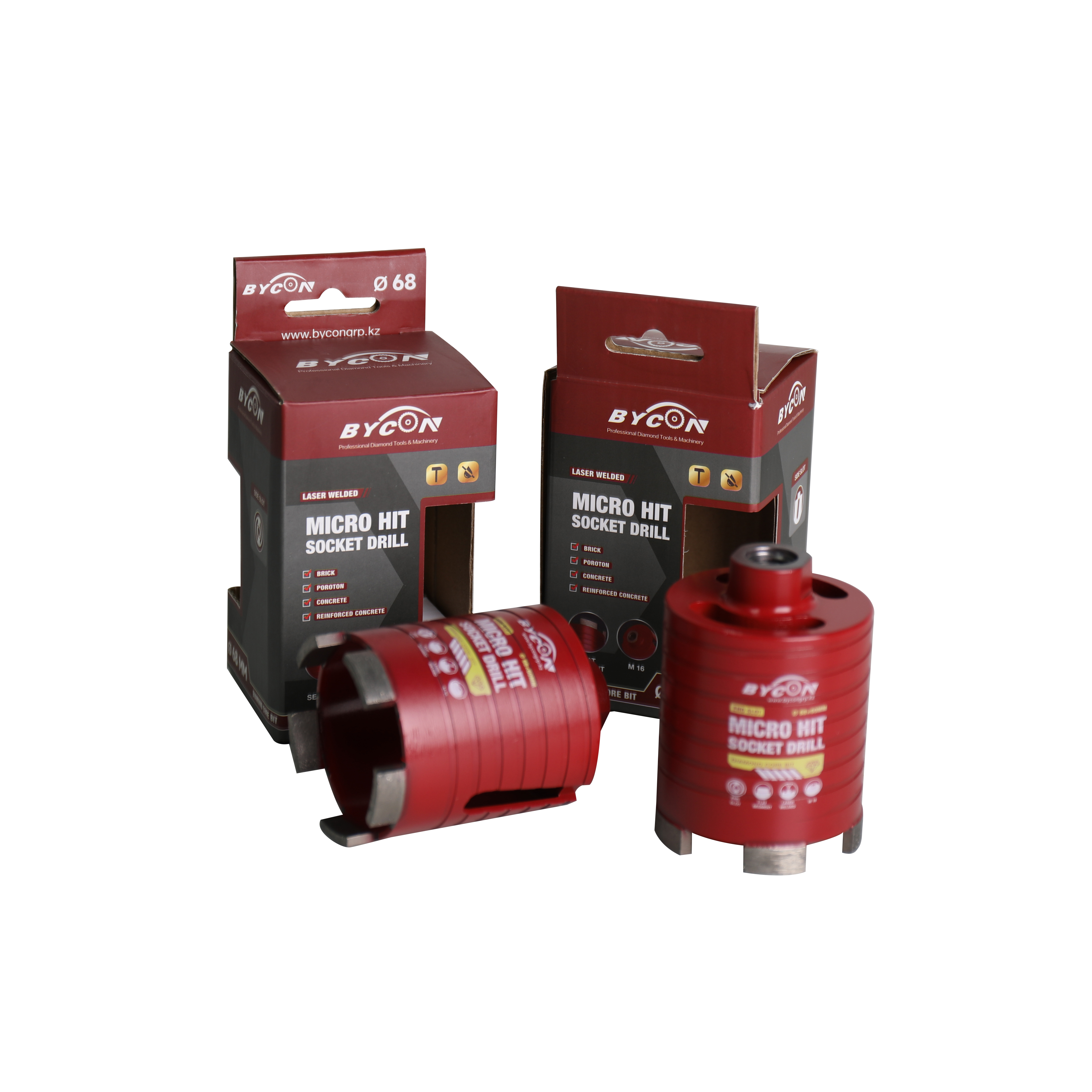 Micro Percussion Socket Drill Bits