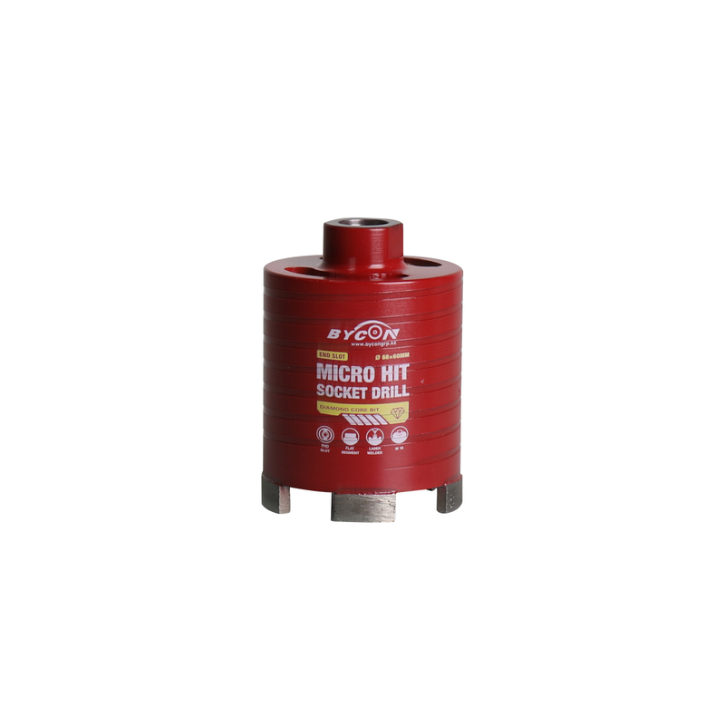 Micro Percussion Socket Drill Bits