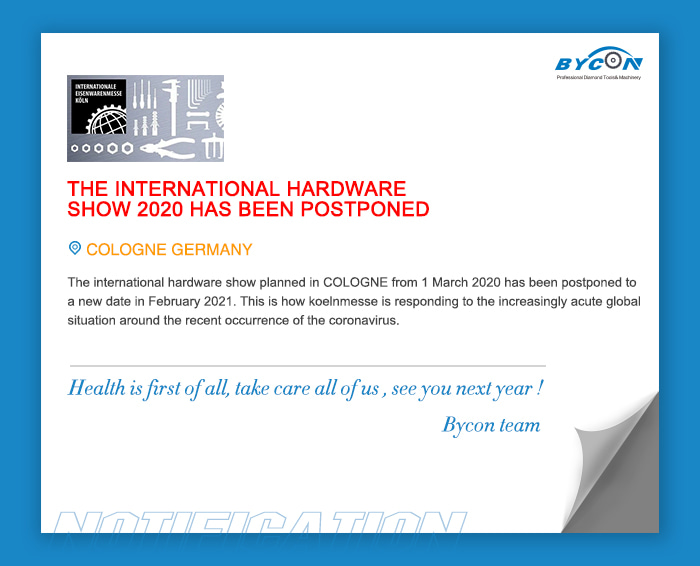 The International Hardware Show 2020 Has Been Postponed