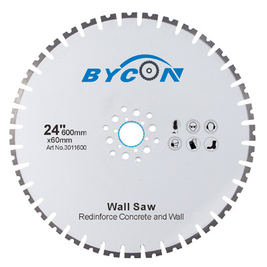 Laser Welded Premium 15mm Segment Height Diamond Wall Saw Blade For Concrete